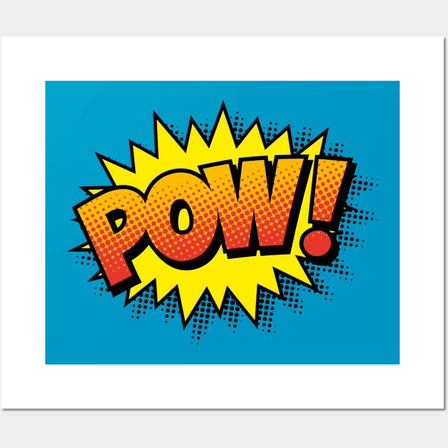 POW! Wall Art by JunkyDotCom